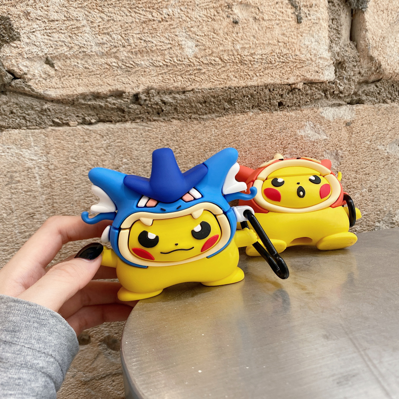 Vỏ Bảo Vệ Hộp Đựng Tai Nghe Hình Pikachu Đáng Yêu Cho Huawei Freebuds 4i