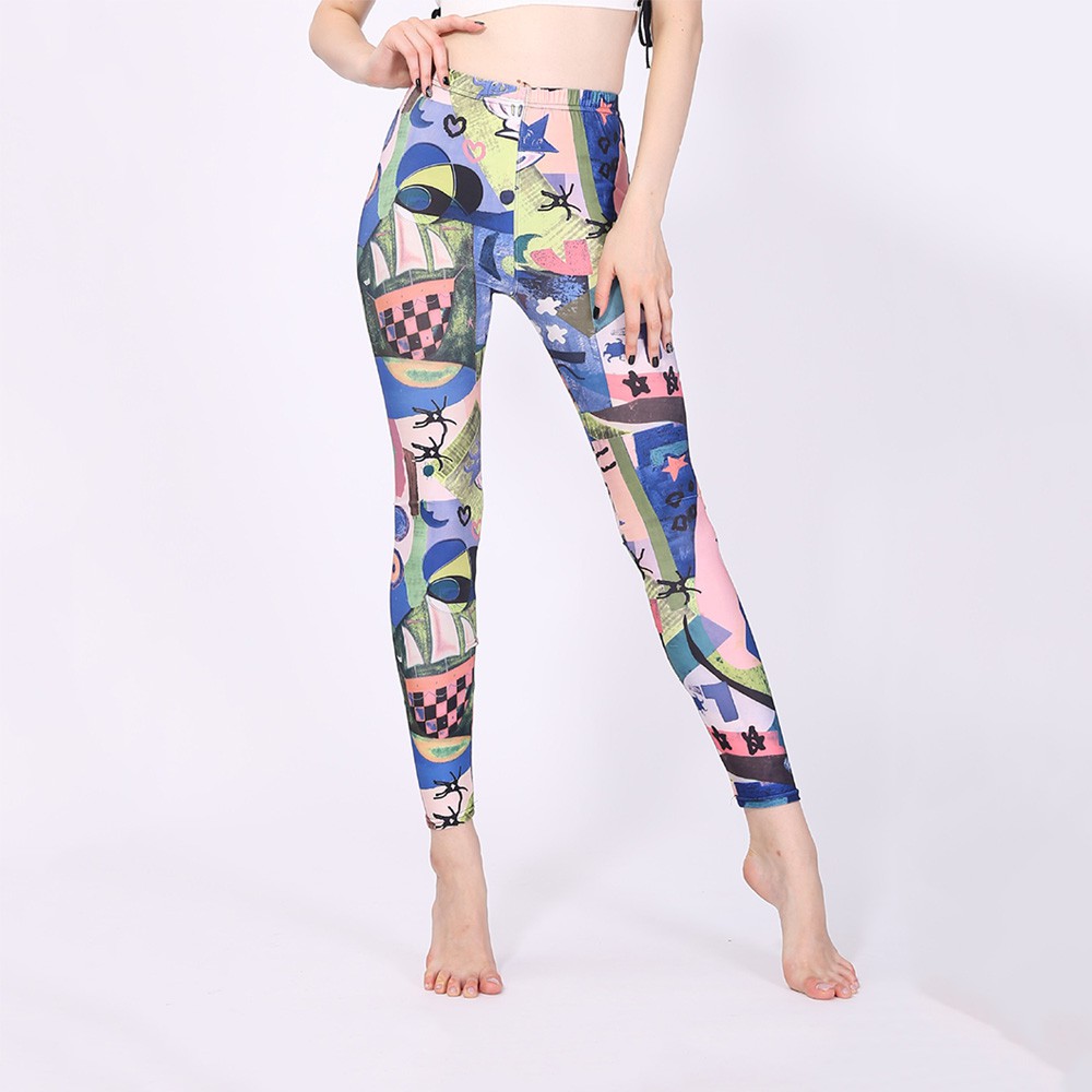 Quần Legging Tập Yoga Gym Rằn Ri 3D BST1 P1654