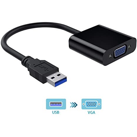 [HÀNG SIÊU RẺ] Cáp chuyển đổi USB sang VGA 3.0