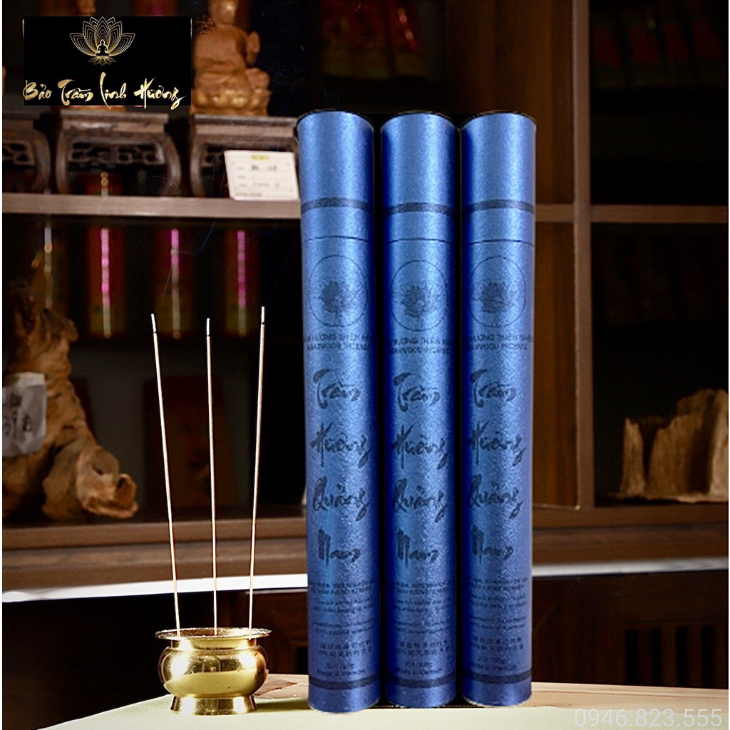 Hộp Nhang Trầm Hương Quảng Nam Cao Cấp - Hương Thơm Tự Nhiên Không Hóa Chất An Toàn Sức Khỏe Hộp 100Gr