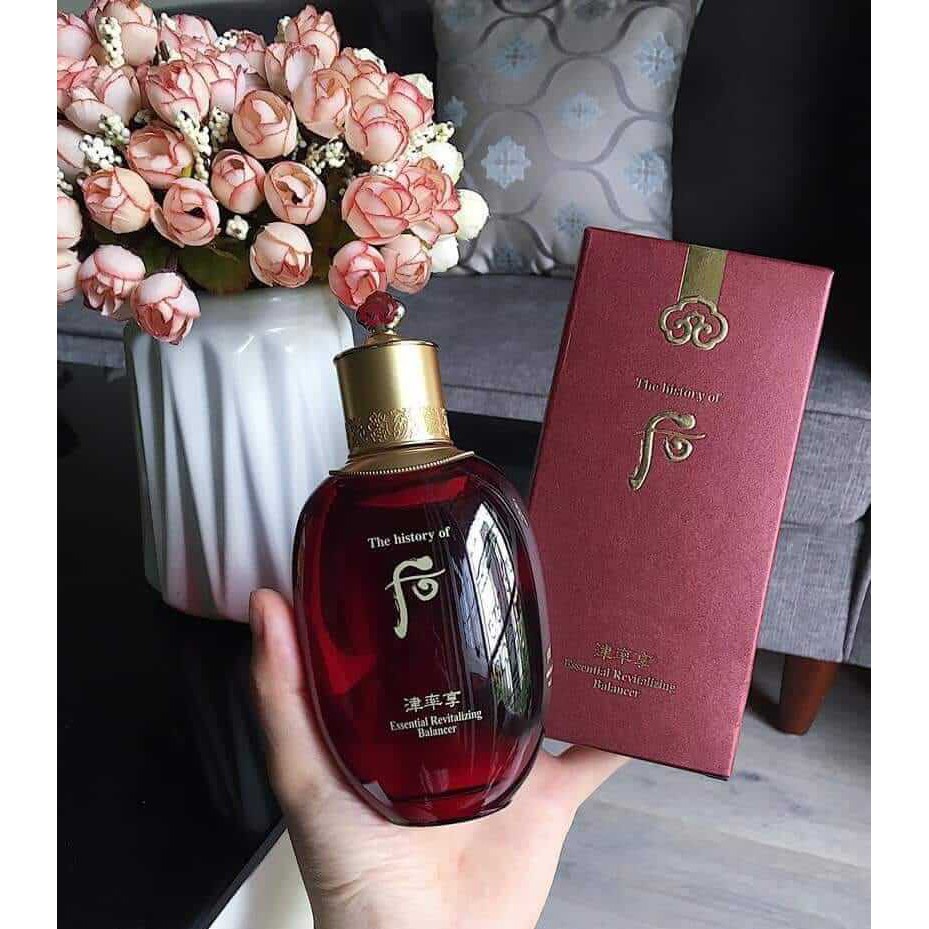 Nước Hoa Hồng Bổ Sung Tân Dịch Whoo đỏ Jinyulhyang Essential Revitalizing Balancer 150ml ( The history of Whoo) | BigBuy360 - bigbuy360.vn