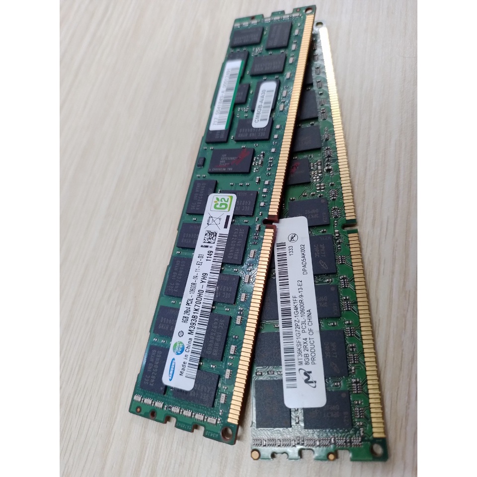 Ram sever 8Gb buss 1866 1600 1333 ddr3 ecc reg - hỗ trợ main x58 x79 - Samsung, Hynix, Hp - rẻ vô địch - giá thợ