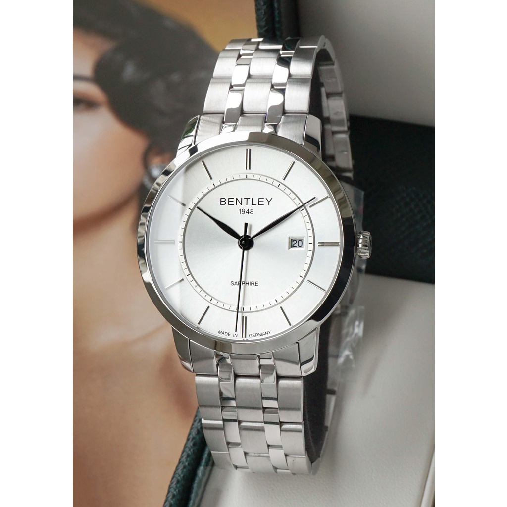 Đồng hồ nam dây kim loại Bentley BL1806 BL1806-10 BL1806-10MWWI