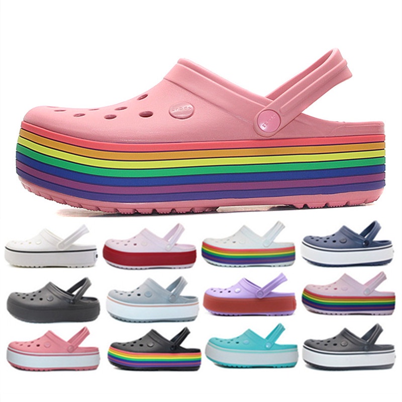 Dép Crocs Đế Dày Đáng Yêu Thời Trang Cho Nữ205434]