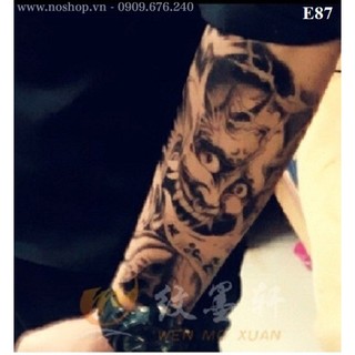 Hình Xăm Dán Mặt Quỷ E87