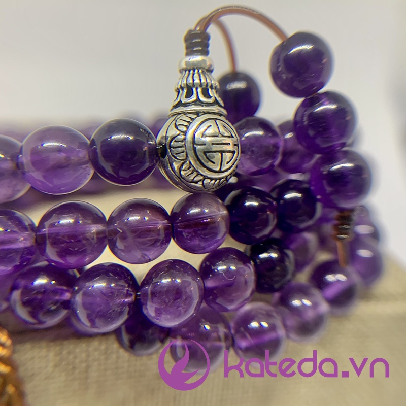 DTG140 Vòng T.A tím size 6li/8li/10li ( Hàng trong , tím đậm )