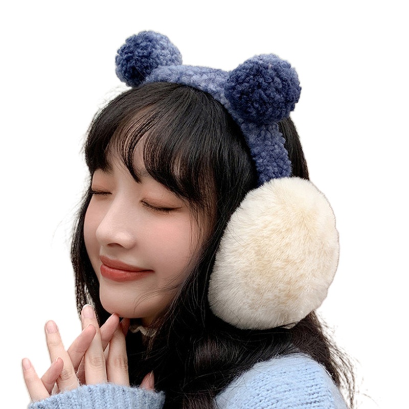 Chụp Tai Nhồi Bông Giữ Ấm Mùa Đông Sáng Tạo Cho Nữ