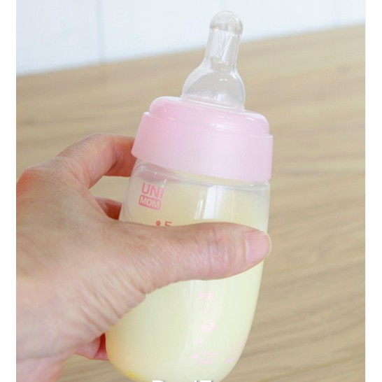 Bộ 3 bình trữ sữa mẹ 150ml (đựng sữa mẹ) Unimom có núm ti / không có núm ti