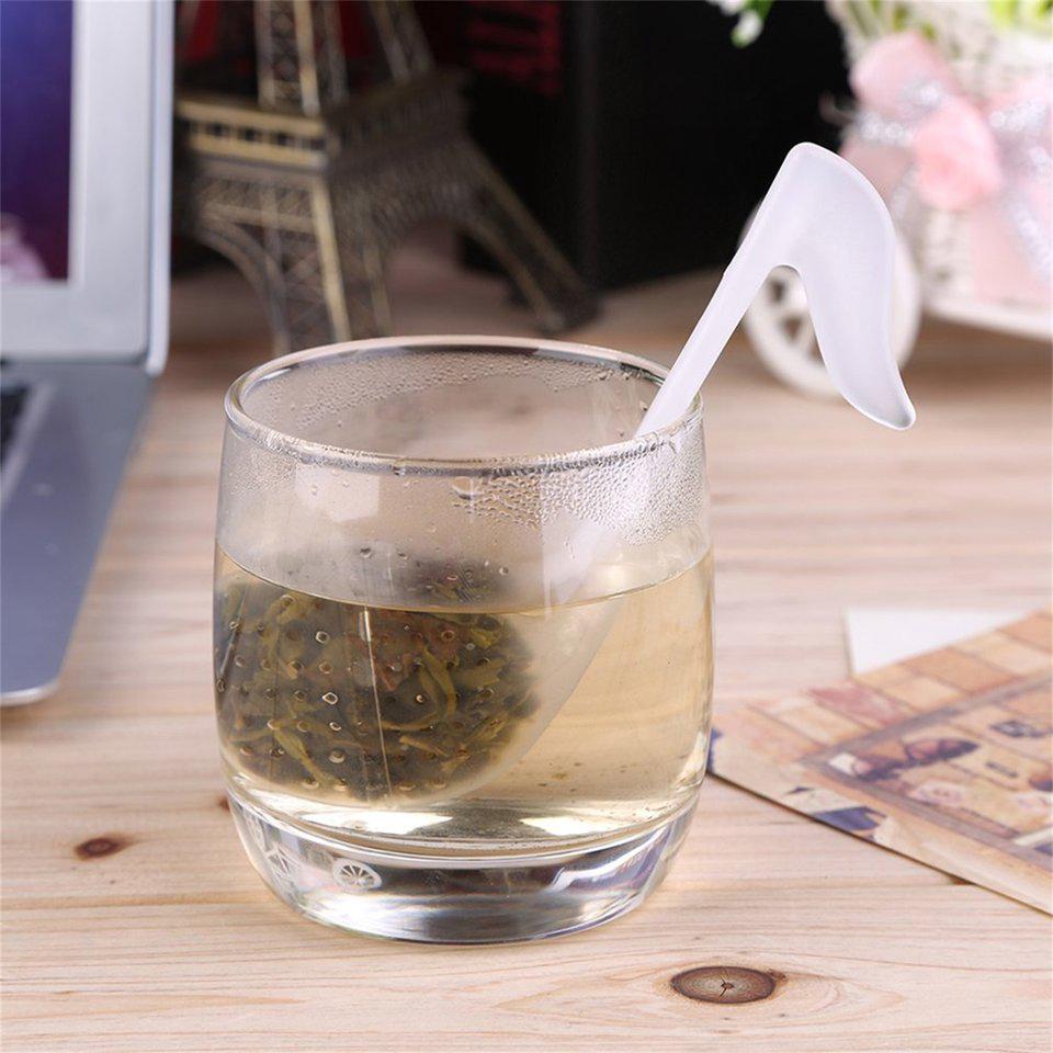 Nốt nhạc Thời trang Tiện dụng Bộ lọc Trà Thìa Teaspoon Bộ lọc Infuser