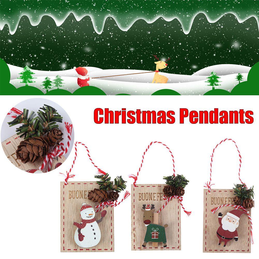LAKAMIER Kẹp Gỗ Treo Trang Trí Giáng Sinh