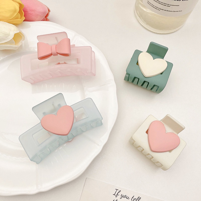 Kẹp Tóc Hình Trái Tim Thời Trang Dành Cho Nữ