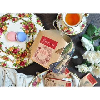 Trà Hoa Thảo Mộc RED LAVA , Trà túi lọc hữu cơ Lục Lam