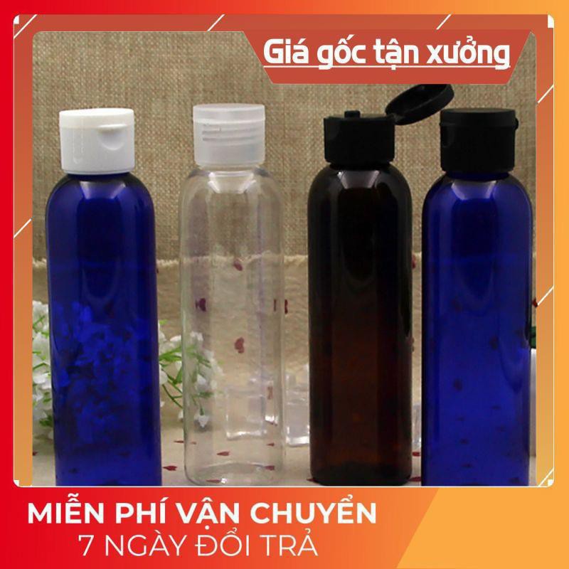 Chai Chiết Mĩ Phẩm ❤ GIÁ TẬN GỐC ❤ Chai trong nắp bật 150ml/200ml/250ml - Chai lọ chiết mỹ phẩm , phụ kiện du lịch