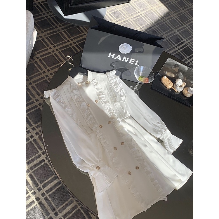 Váy dạ hội tiểu thư bèo cao cấp cúc ngọc Simbabo | BigBuy360 - bigbuy360.vn