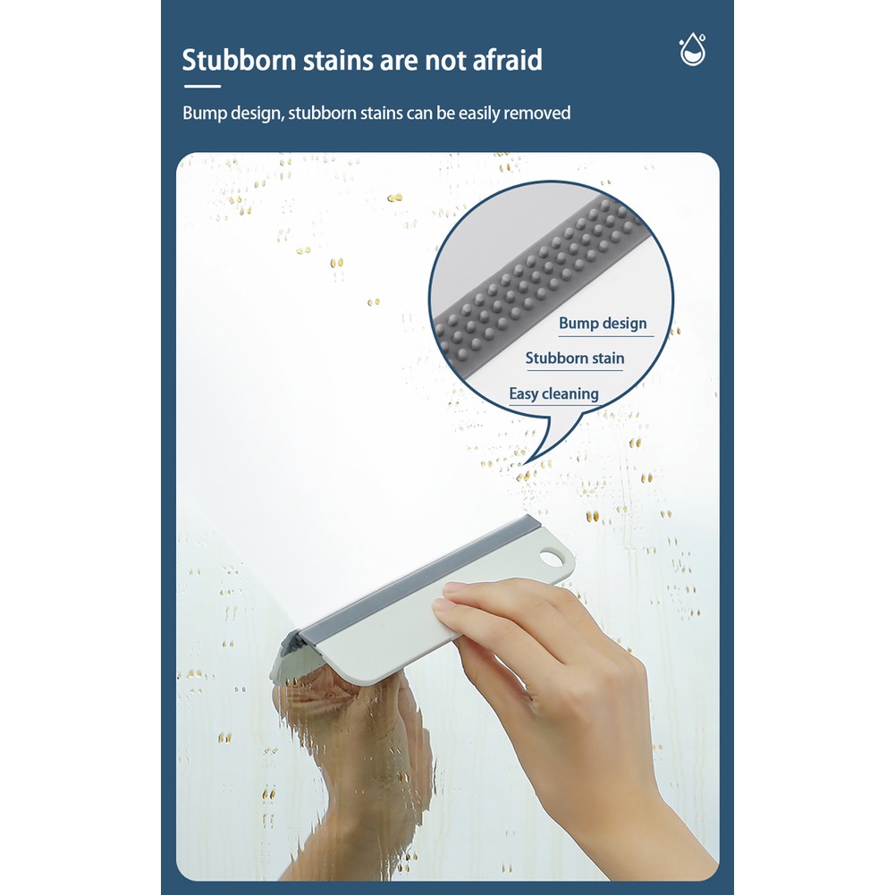 Dụng Cụ Vệ Sinh Kính Bằng Silicon Mềm Cho Nhà Bếp / Phòng Tắm