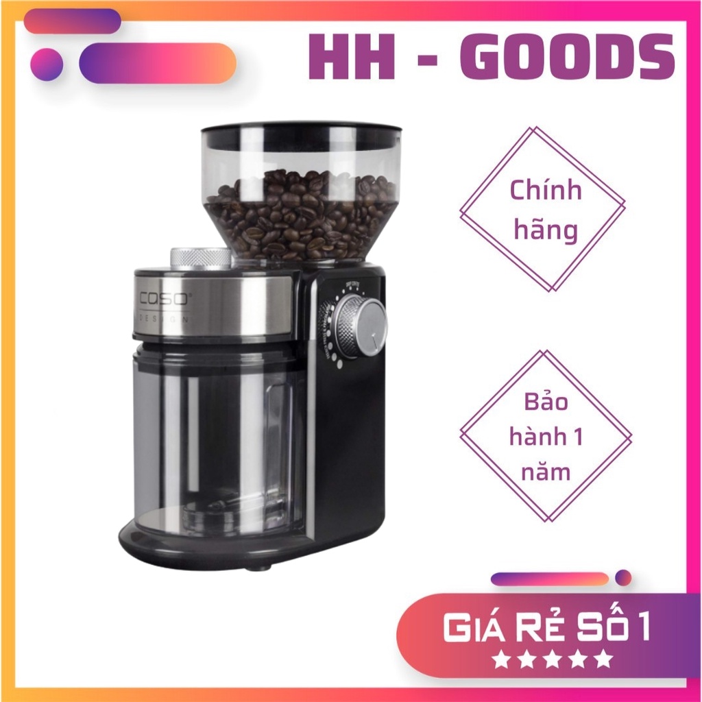 Máy xay cafe caso barista crema, máy xay cà phê nhỏ gọn, xay mịn tiện lợi - Hàng chính hãng