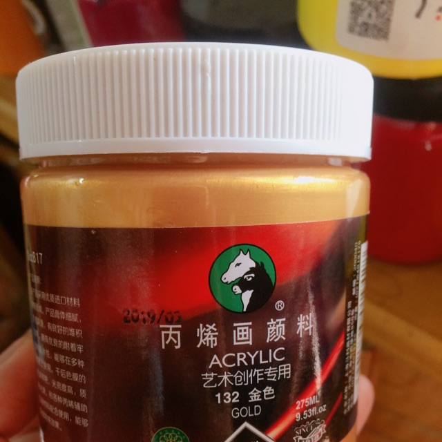 Màu nhũ acrilyc 3D nhũ đồng & nhục bạc