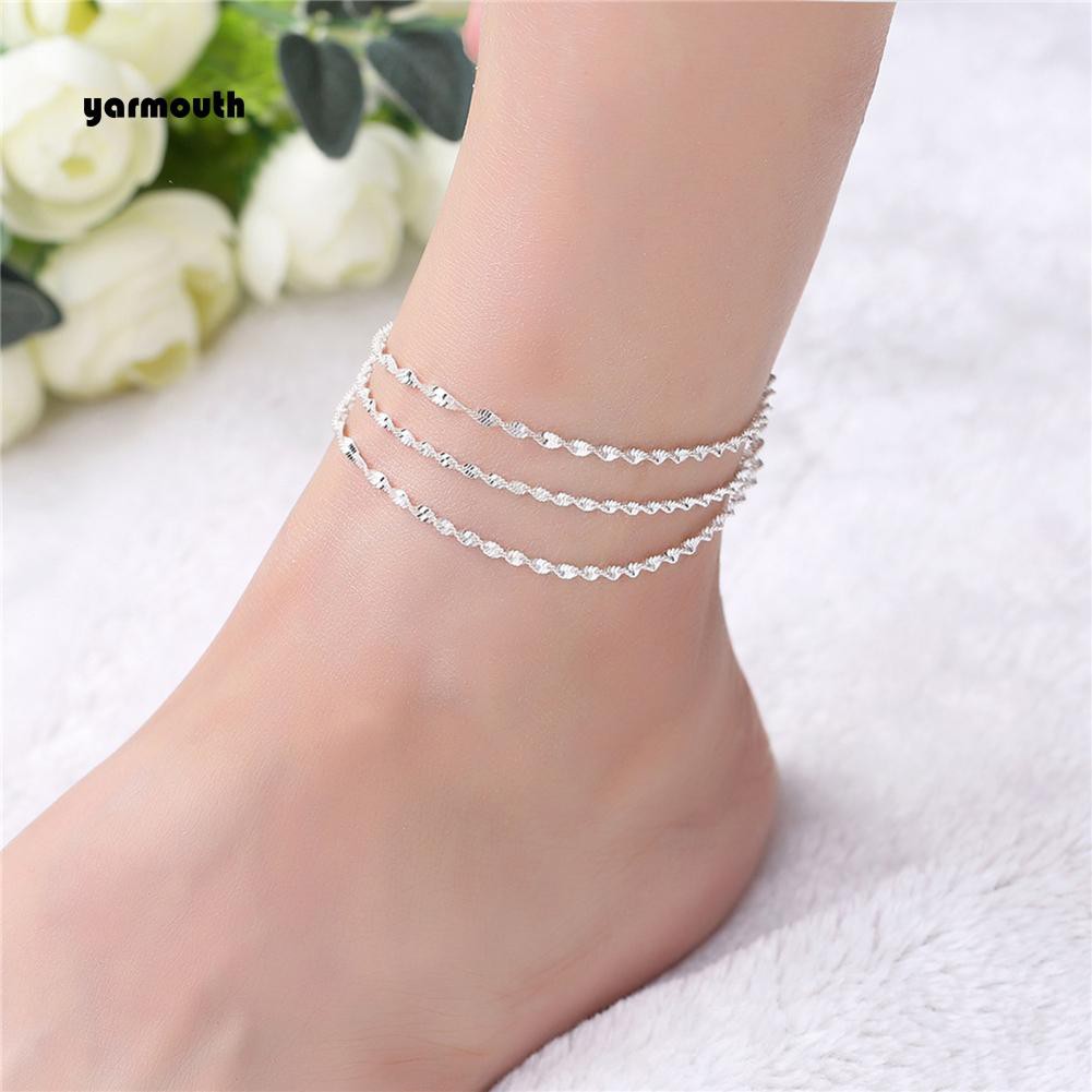 Lắc chân đi biển nhiều lớp thời trang cho nữ