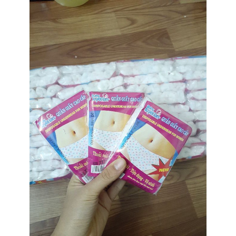 ( sỉ ) 1 gói gồm 5 chiếc quần lót giấy cho mẹ sau sinh