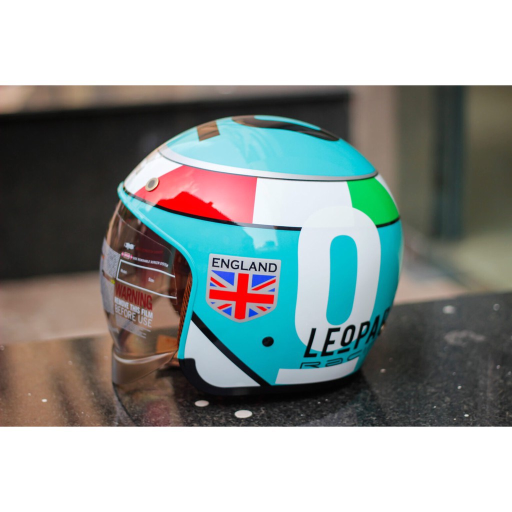 [Chính hãng] Nón bảo hiểm 3/4 kính âm Royal M139 Leopard (tặng balo rút)