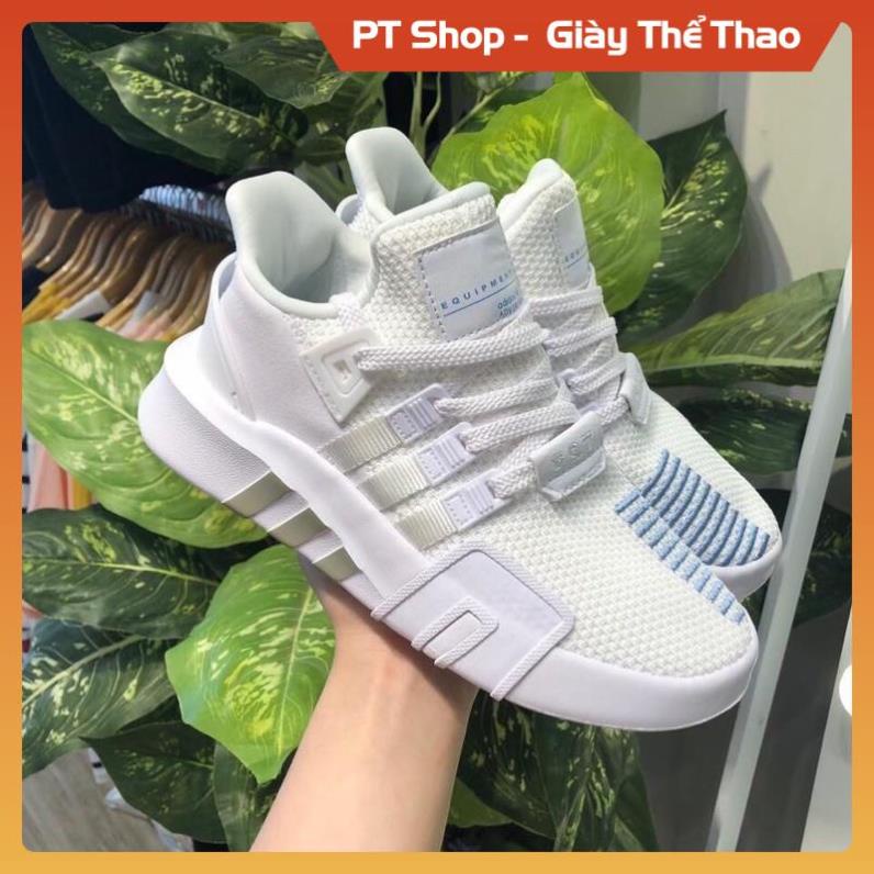 PT Shop Freeship+ Hàng Xịn] Giày thể thao eqt trắng xanh cao cấp, Giày nam nữ Full box bill , Giày Sneaker