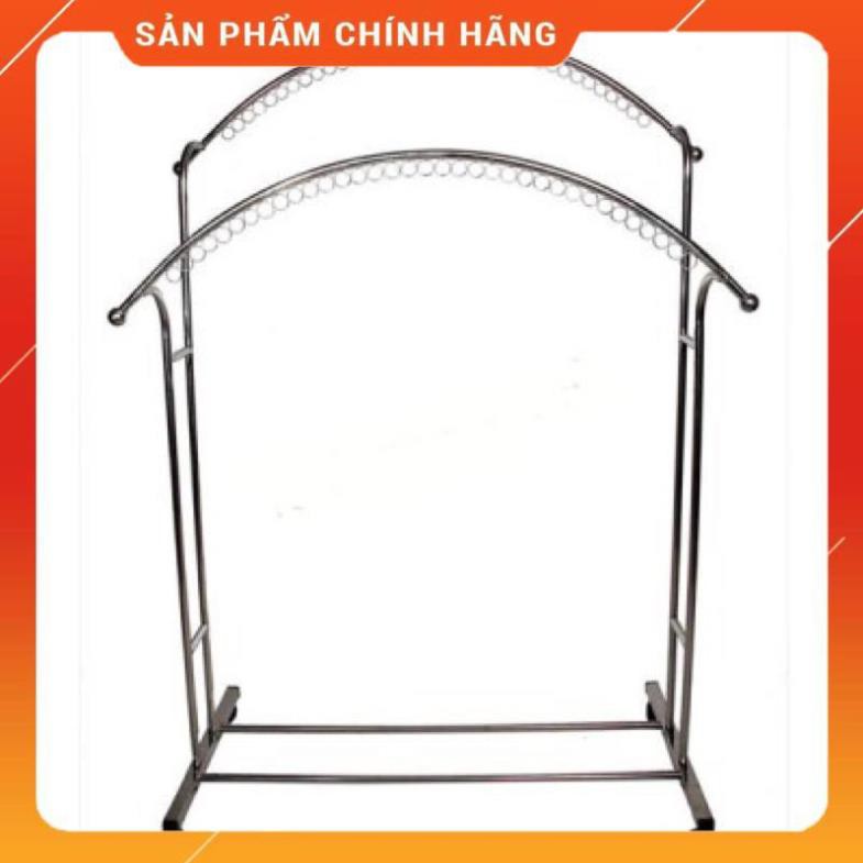 ♥️ [FreeShip] [🚀 Grap giao hoả tốc 1h] Giàn phơi / giá phơi quần áo kép bánh xe