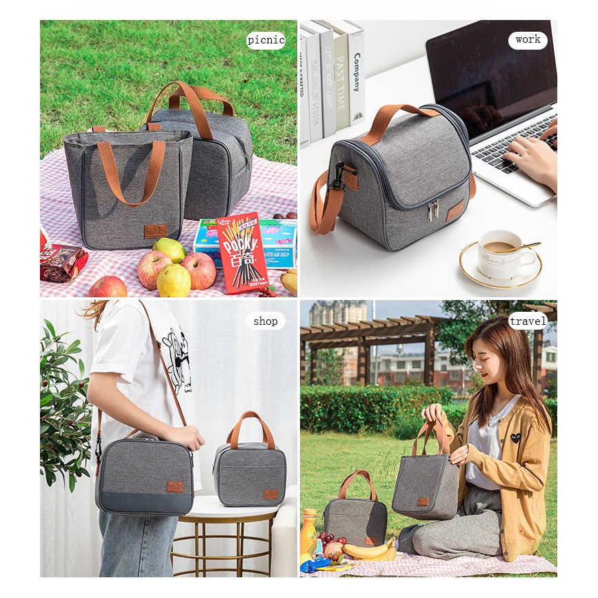 Túi Đựng Hộp Cơm Giữ Nhiệt Chất Liệu Vải Oxford | BigBuy360 - bigbuy360.vn