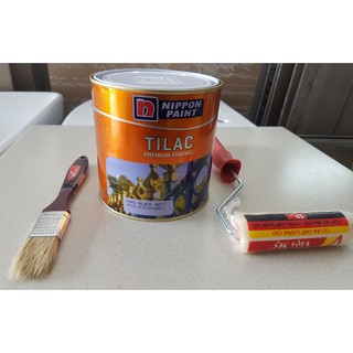 [TẶNG CỌ VÀ LĂN] Sơn dầu Nippon Tilac dùng sơn kim loại, sơn gỗ, nhiều màu, độ bền cao, 0.8 lít