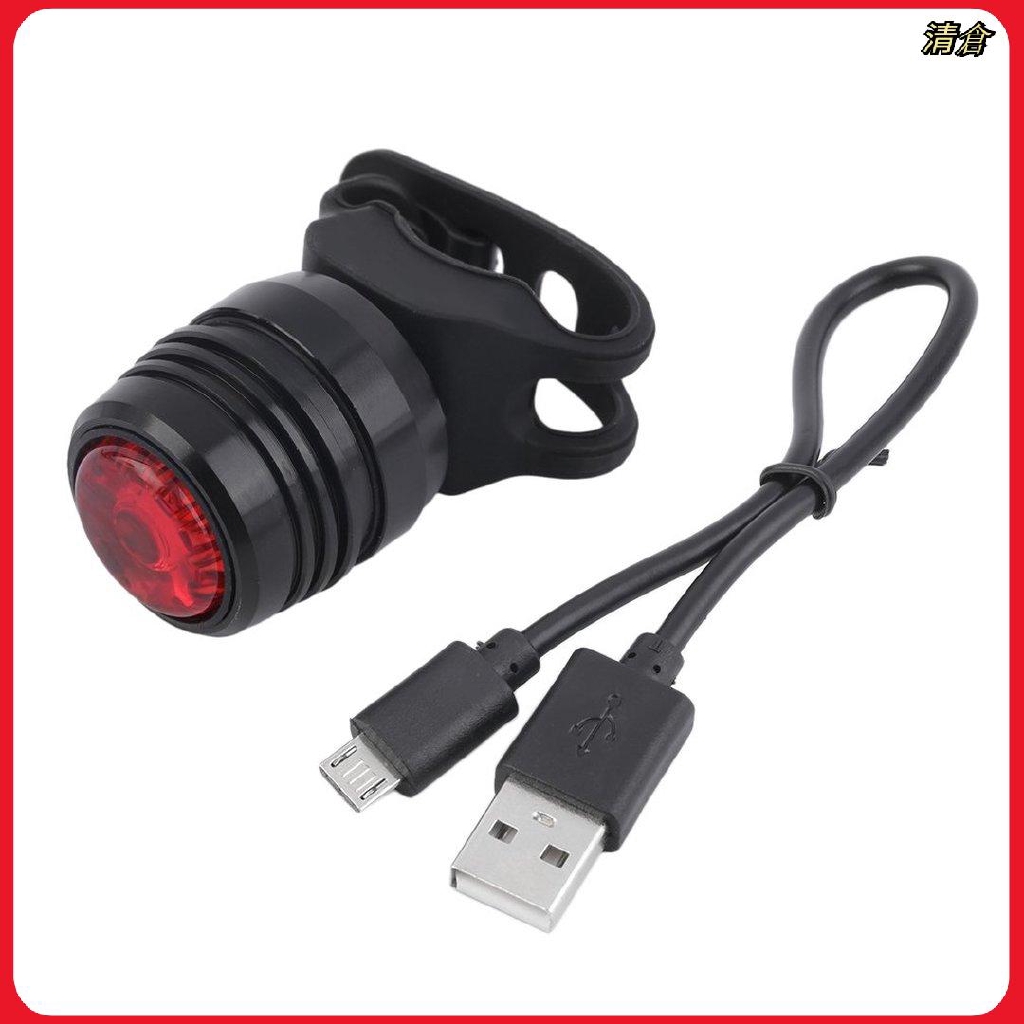 Đèn cảnh báo gắn đuôi xe đạp 3 chế độ sạc USB