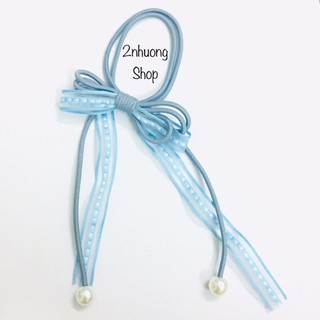 Sỉ cột tóc nơ dây Line dài nhiều màu đẹp