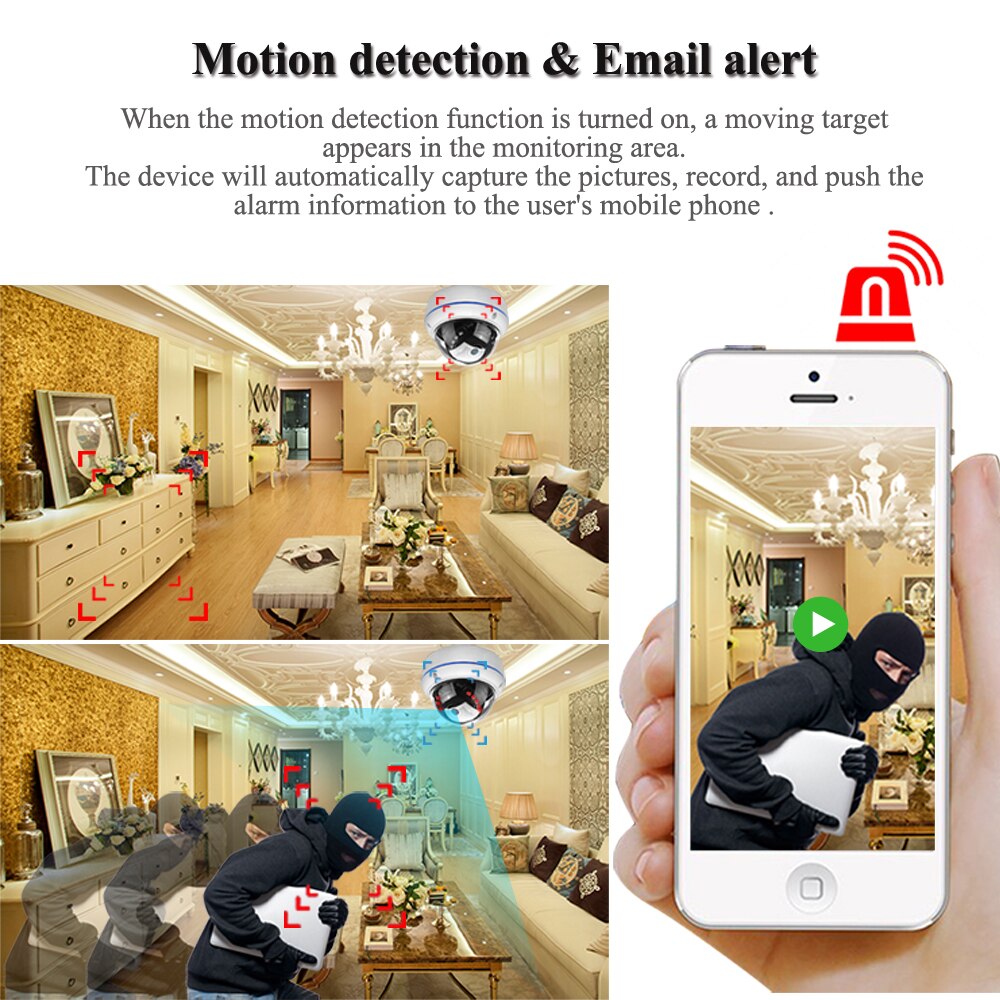 EVKVO - ICSEE APP Indoor / Outdoor Không thấm nước & Chống phá hoại FHD 3MP POE IP Camera CCTV Home Security Surveillance CCTV Camera Infrared Night Vision Motion Detection POE Module Optional Camera ONVIF P2P