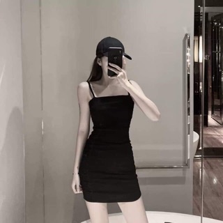 Váy 2 dây body zip zara