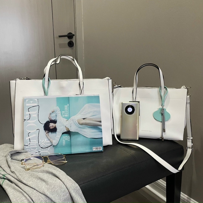 TINUONGSHOP- Túi tote công sở PACO OFFICE BAG xuất Âu-màu trắng size 30