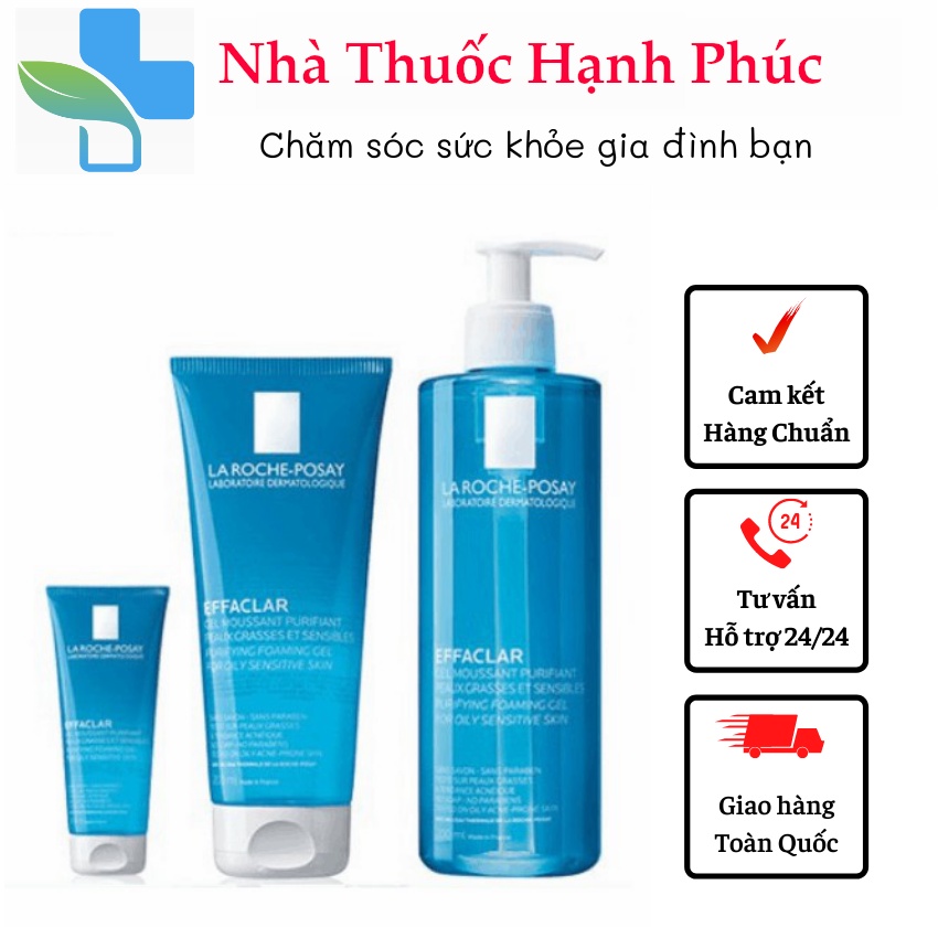Sữa Rửa Mặt La Roche-Posay - Gel Rửa Mặt Dành Cho Da Dầu, Da Nhạy Cảm