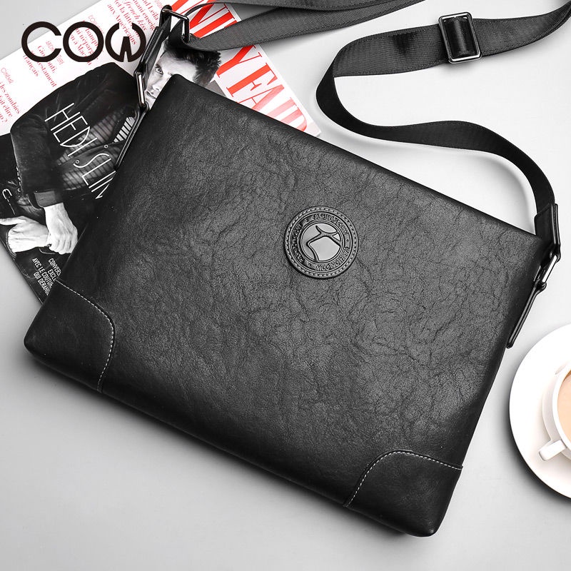 Túi đeo chéo vai bằng da phong cách Pháp thời trang cho nam C-9808 | BigBuy360 - bigbuy360.vn
