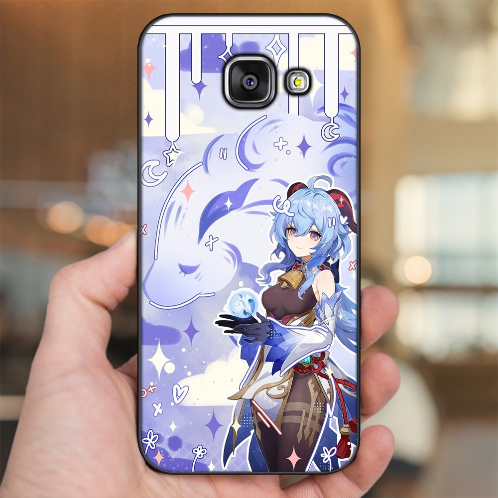 Ốp lưng Samsung A3 2016, A5 2016, A7 2016 viền đen in hình Ganyu Genshin Impact