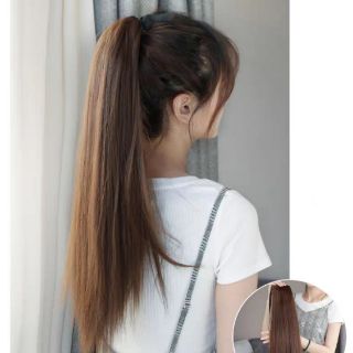 Tóc giả cột thẳng dài đẹp xuất sắc