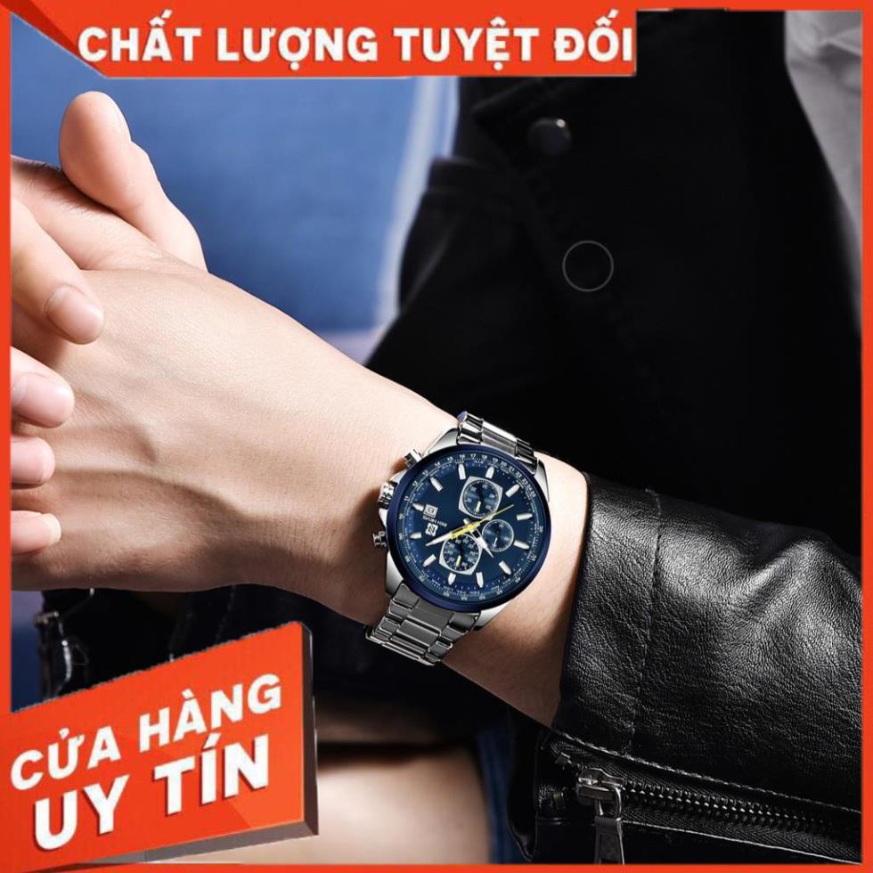 [Hàng Chính Hãng] Đồng hồ Nam BEN NEVIS 6027G Chạy 6 Kim - Dây Thép Lịch Ngày [Chất Lượng Số 1] | BigBuy360 - bigbuy360.vn