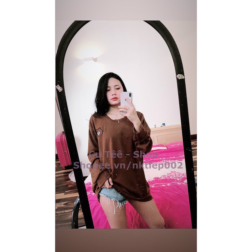 Áo nỉ kakao talk line friends gấu thỏ vịt siêu cute dễ thương form rộng freesize 75kg | BigBuy360 - bigbuy360.vn