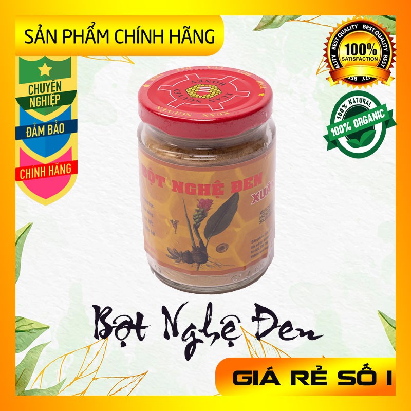 [ Chính Hãng ] Bột Nghệ Đen – Xuân Nguyên ( Bột nghệ đen nguyên chất 100%)