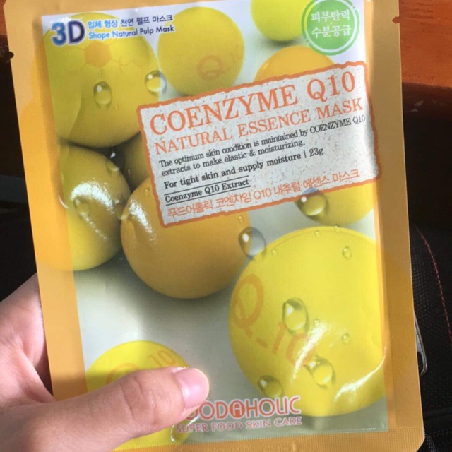 Mặt nạ dưỡng ẩm Coenzyme Q10