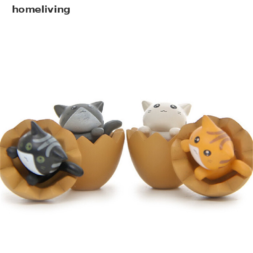1 Mô Hình Mèo Bằng Nhựa Resin Dễ Thương Trang Trí Tiểu Cảnh