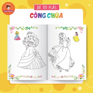 Sách: Combo Bé Tô Màu Công Chúa (Túi 6 Cuốn )