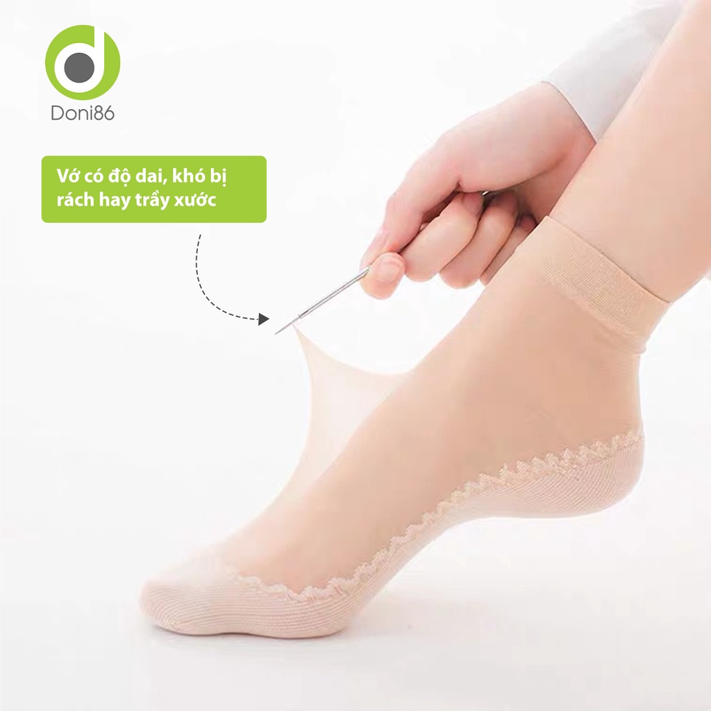 Vớ da tone màu trang nhã, thanh lịch phù hợp với trang phục công sở, dạo phố, du lịch - Doni - DOPK249