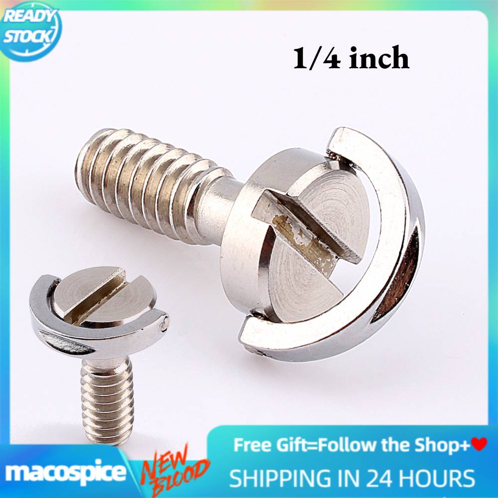 Ốc Chữ D 1 / 4 "Bằng Thép Không Gỉ Cho Giá Ba Chân Máy Ảnh
