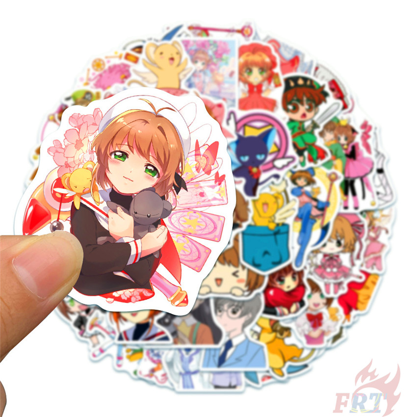 Bộ 100 hình dán anime thủ lĩnh thẻ bài Sakura