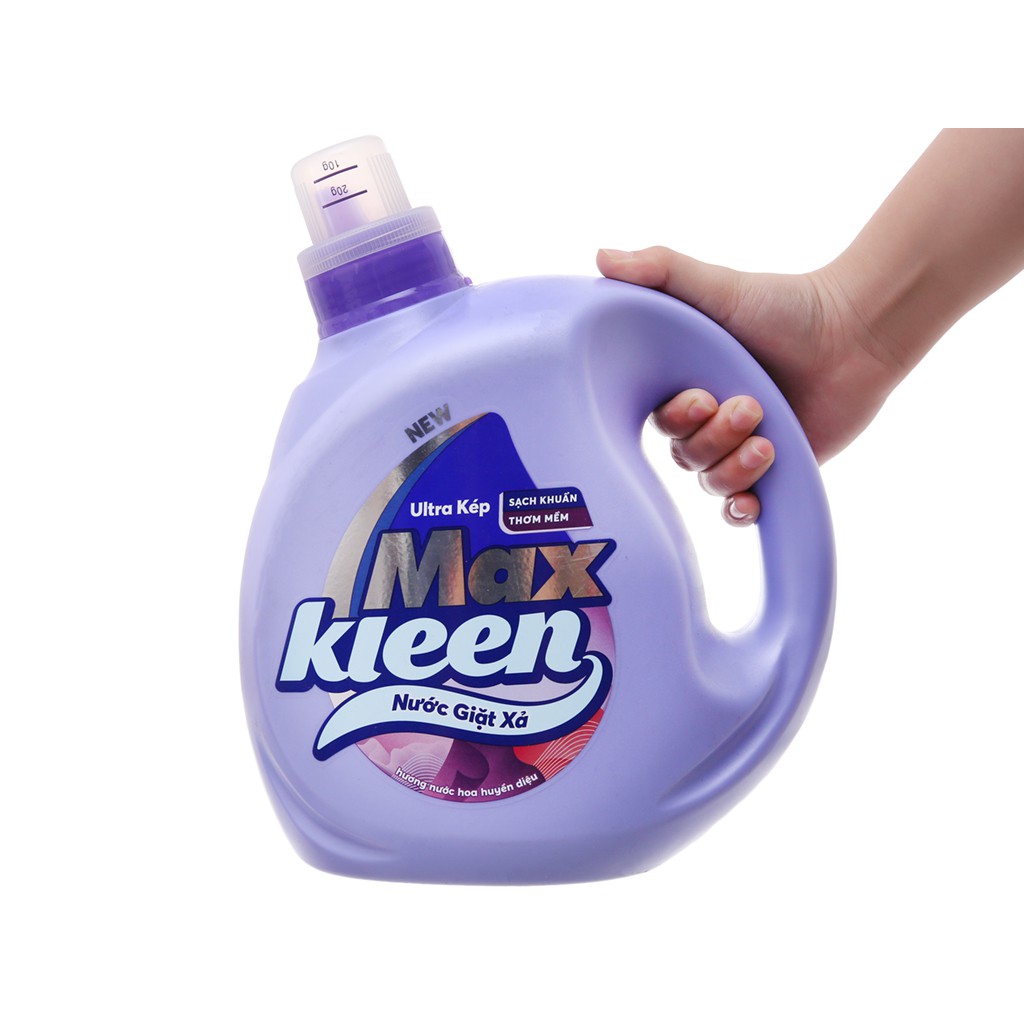 Nước giặt can MAX KLEEN 2.4kg, 3,8kg