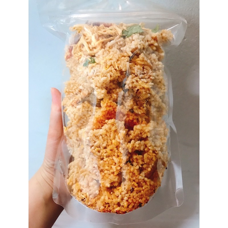 Cơm sấy / cơm cháy khô gà lá chanh Vạn Nguyên đặc sản gia lai 230gr