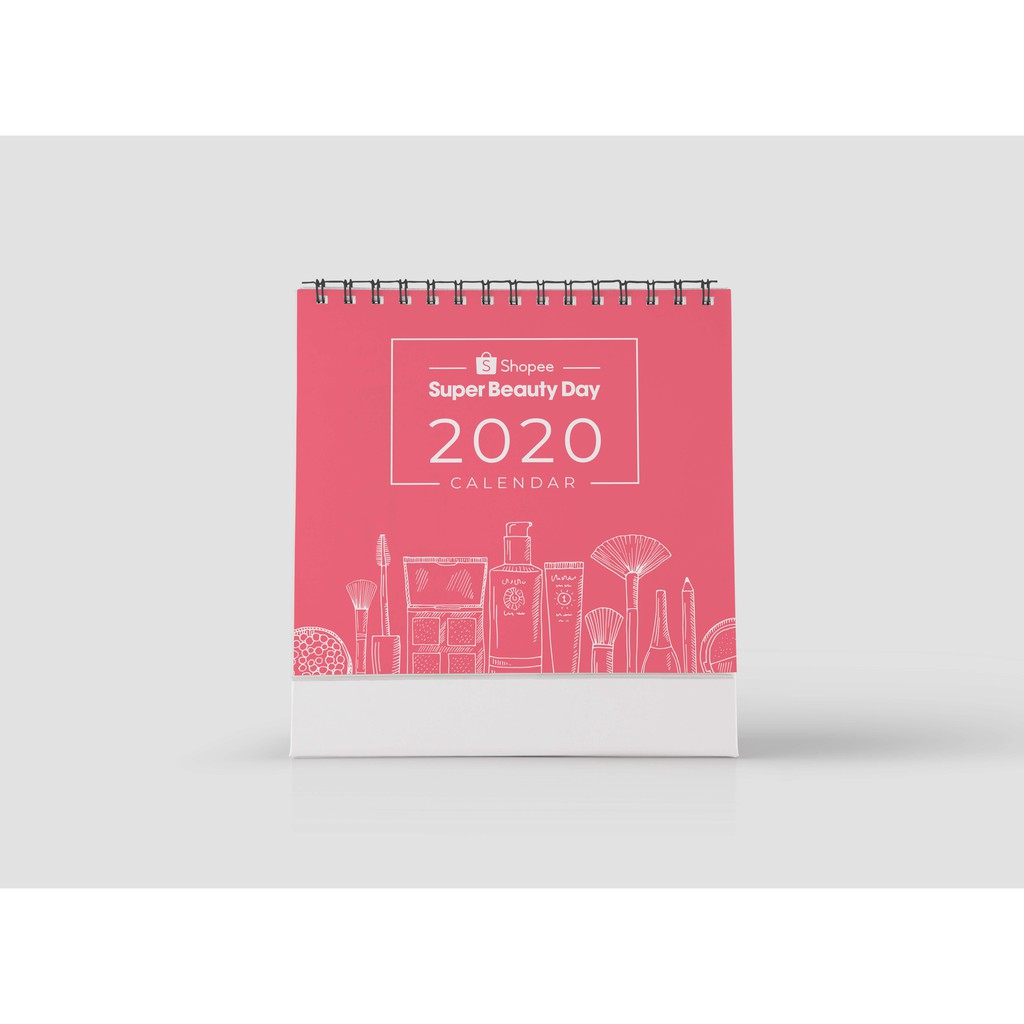 [HB GIFT] Lịch để bàn Super Beauty Day 2020