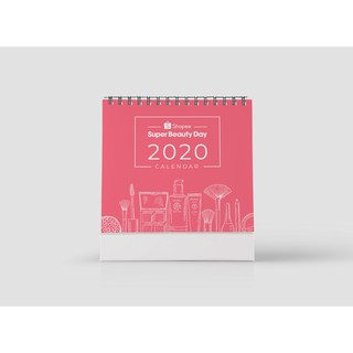 [HB GIFT] Lịch để bàn Super Beauty Day 2020